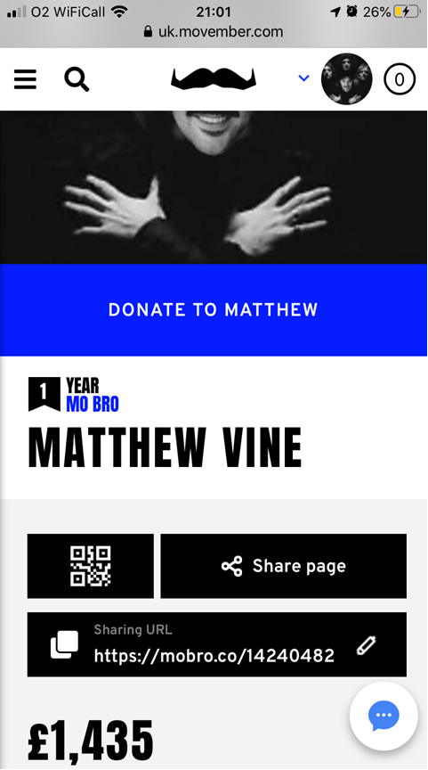 Donate to Matthew Vine