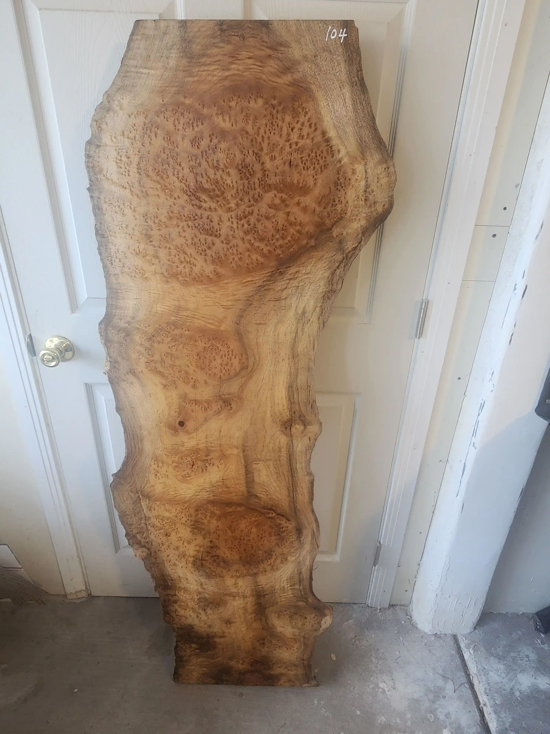 Myrtlewood Burl Slab 
60.5