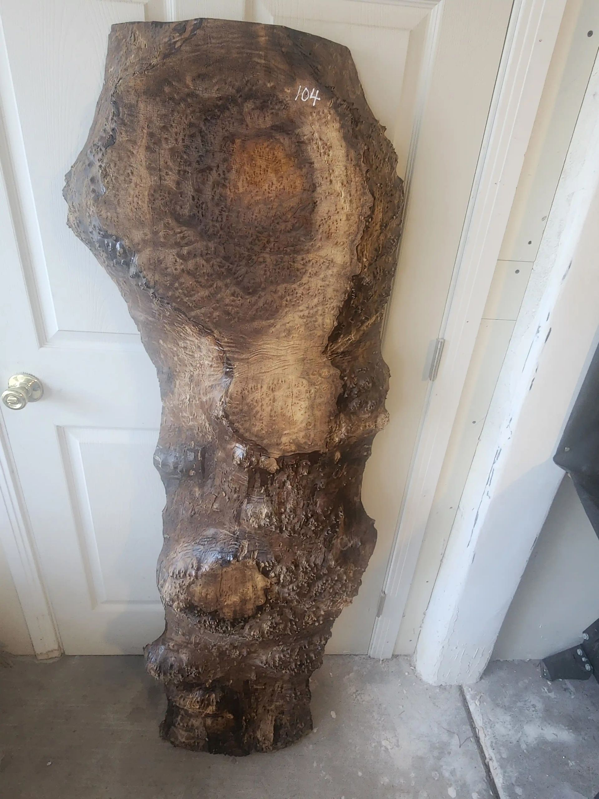 Myrtlewood Burl Slab 
60.5