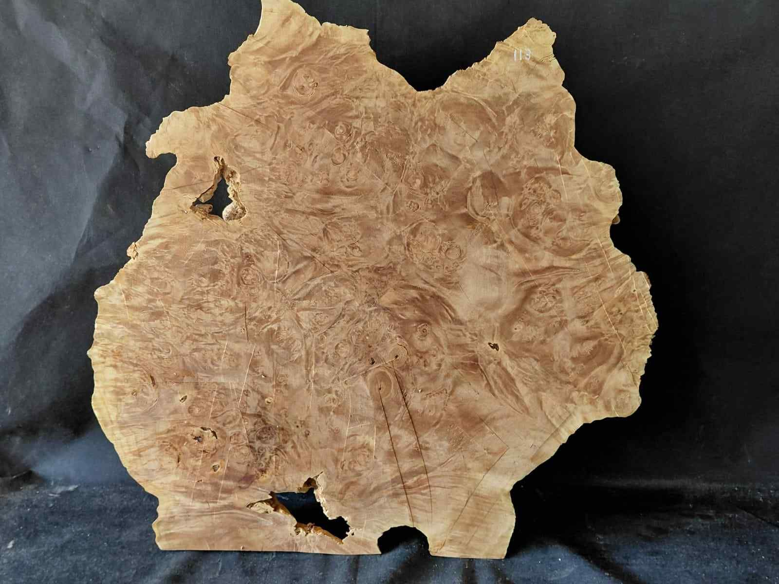 Maple Burl Cap 
Not Truly Flat Surface 
27