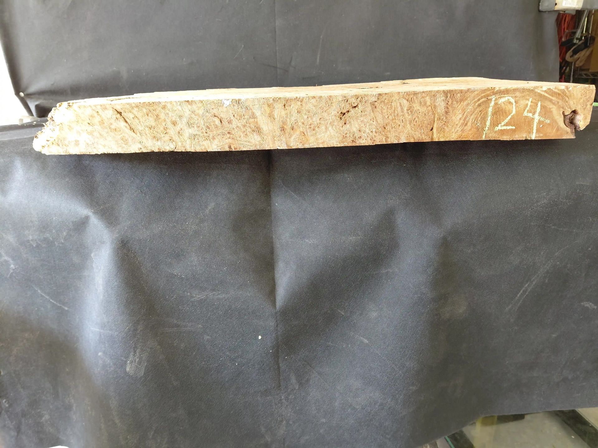 Maple Burl Slab (Roughly Planed, Flat Surface) 
29