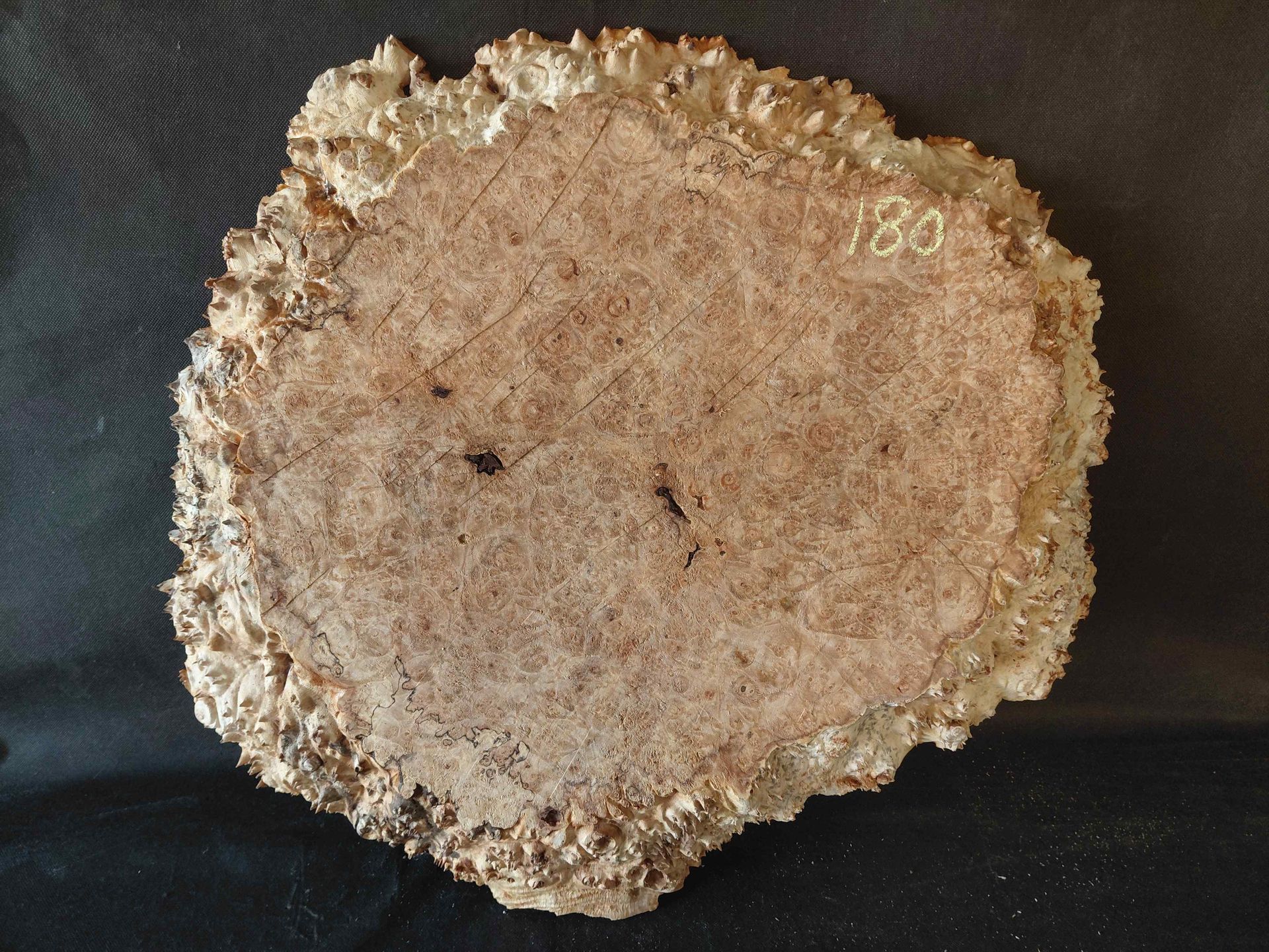 Maple Burl Live Edge Roughly Planed 
20