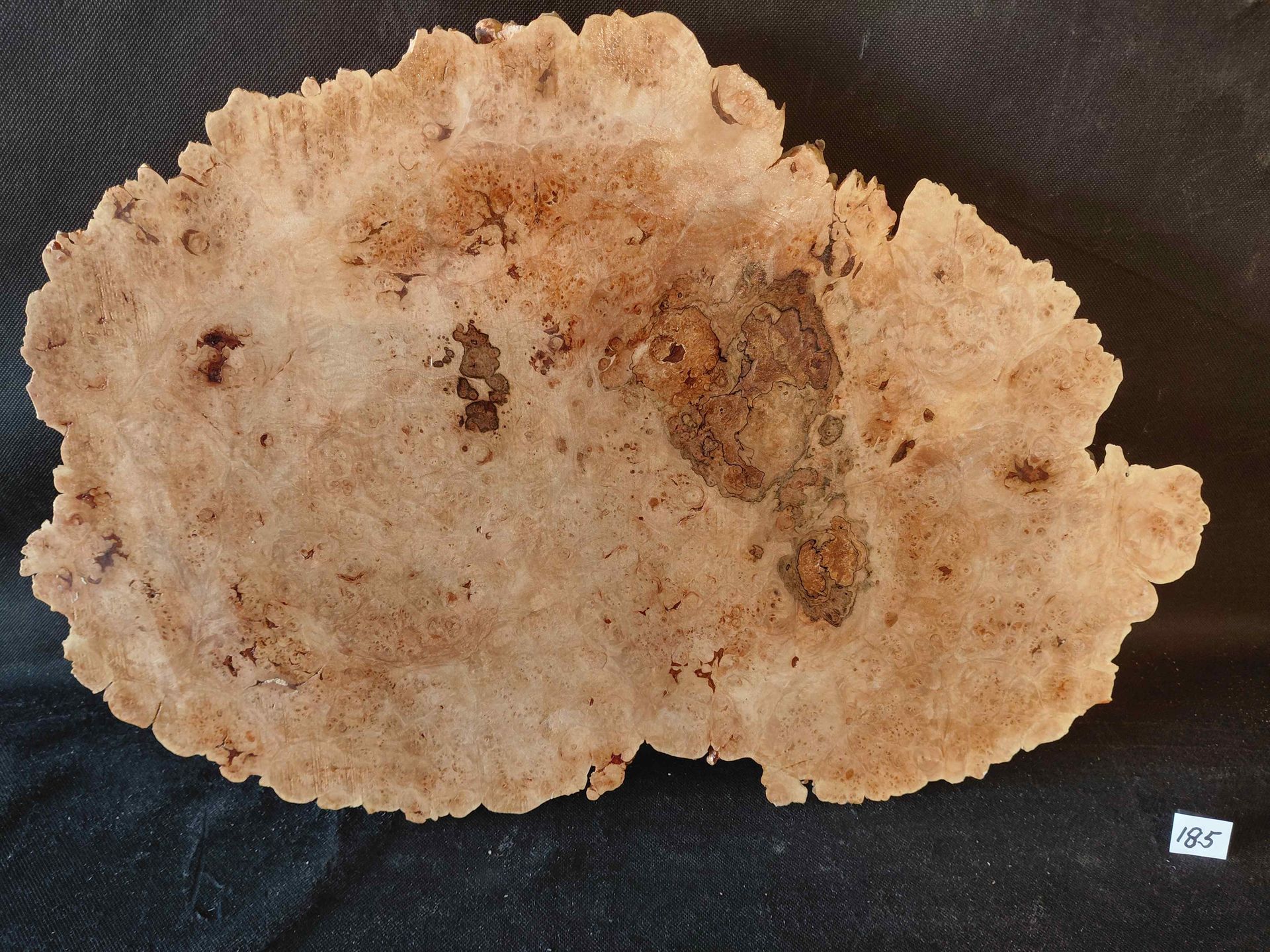 Spalted Burl Cap 
Roughly Planed 
23