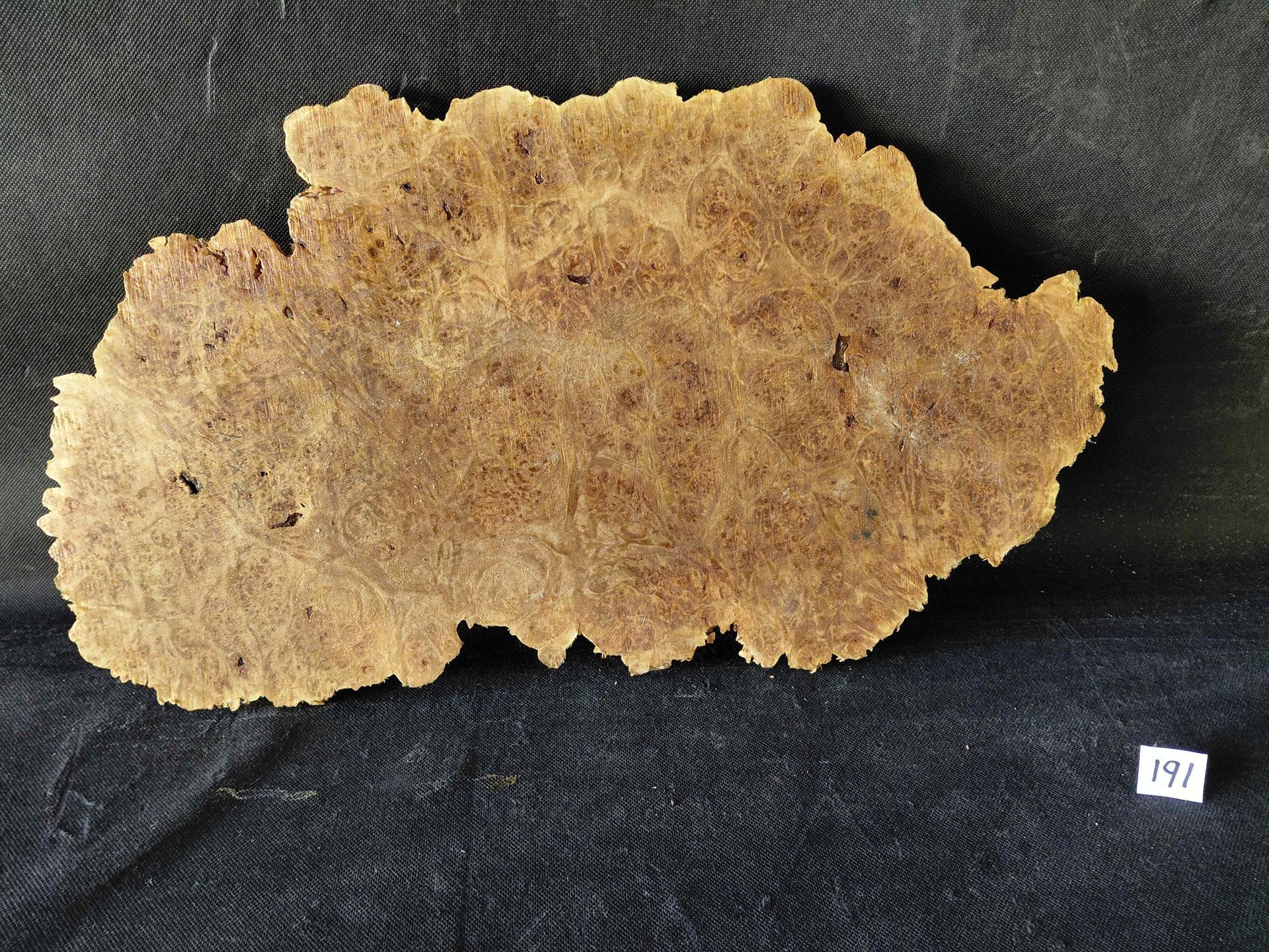 Maple Burl Slab Live Edge Roughly Planed 
17