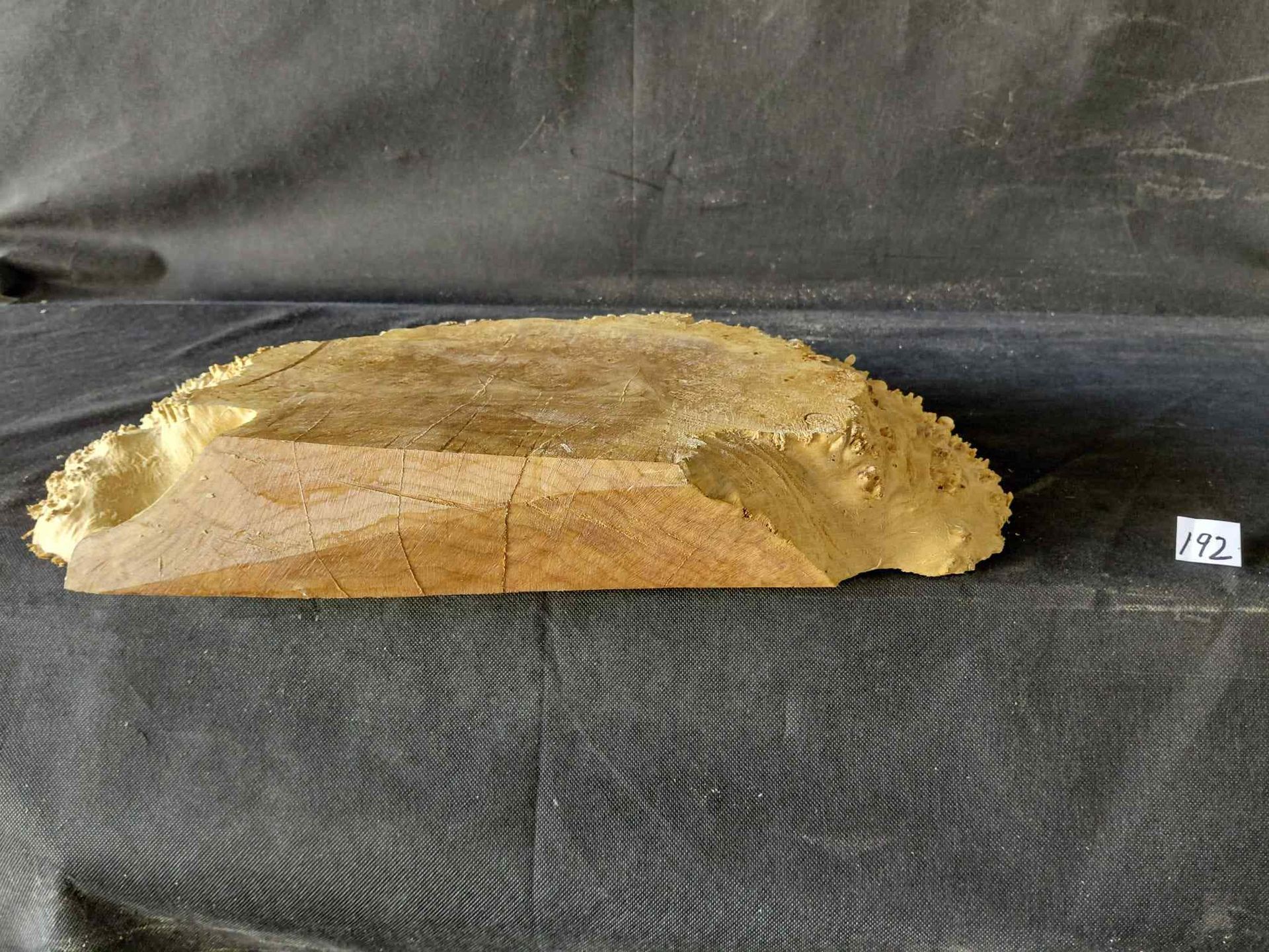 Maple Burl Slab Roughly Planed Live Edge 
16