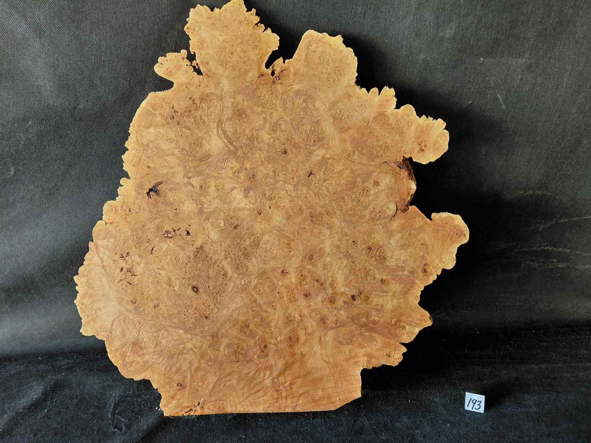 Maple Burl Slab Roughly Planed Live Edge
15
