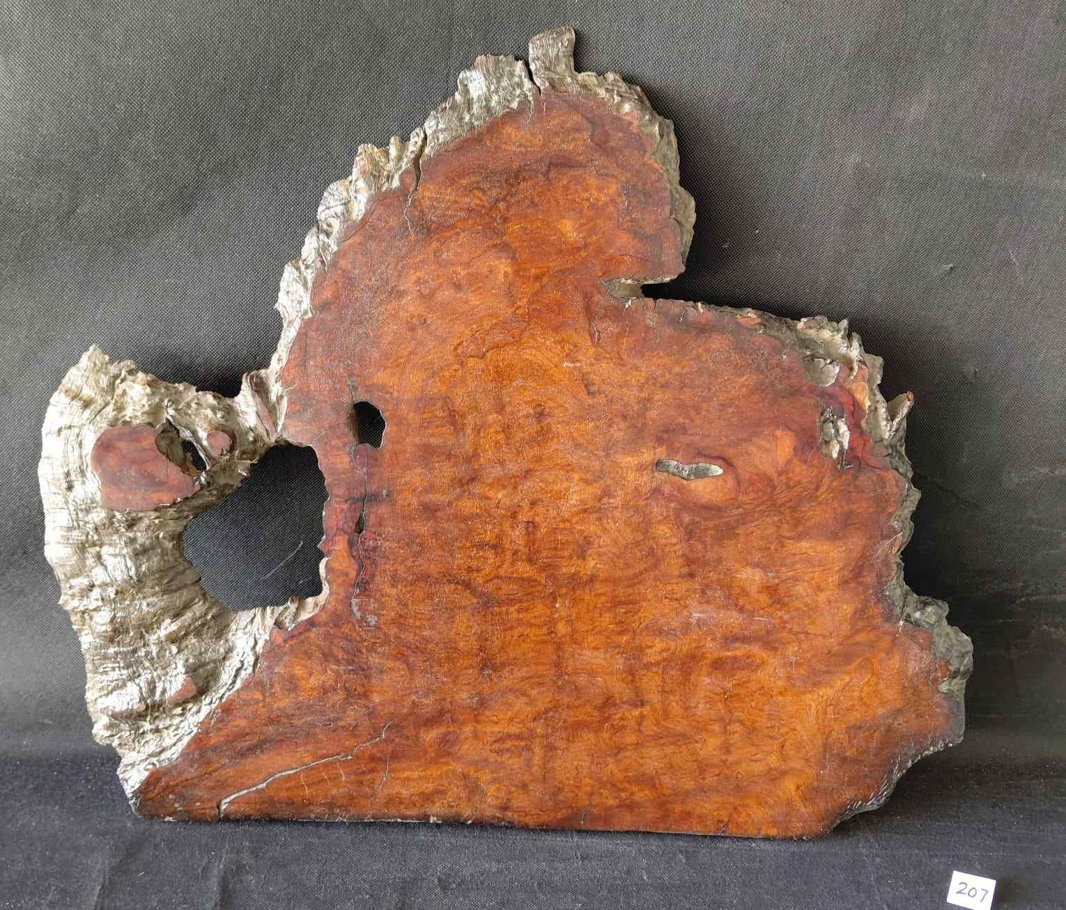 Amboyna burl with figured grain