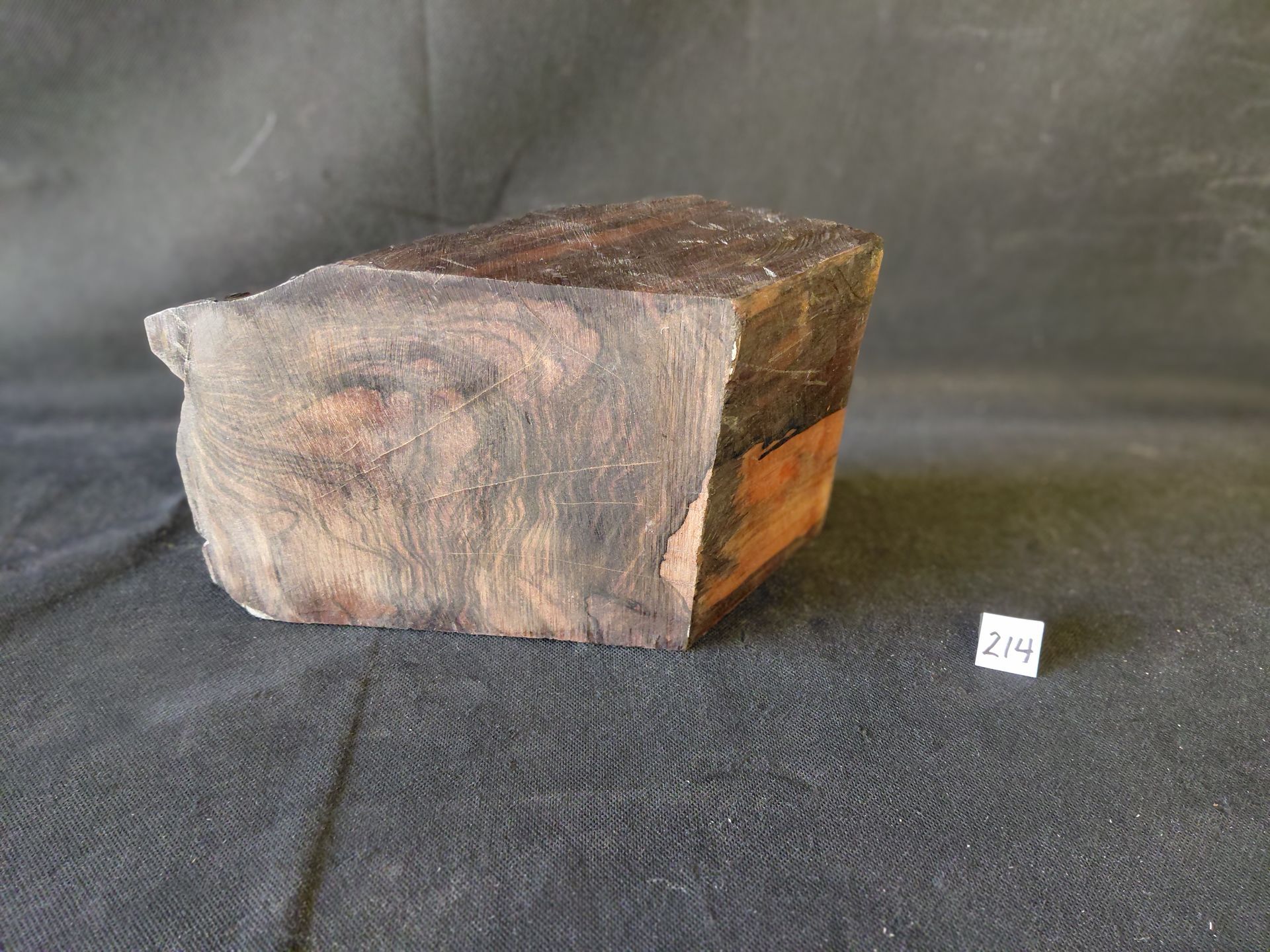 Ebony Stripped Block 
8