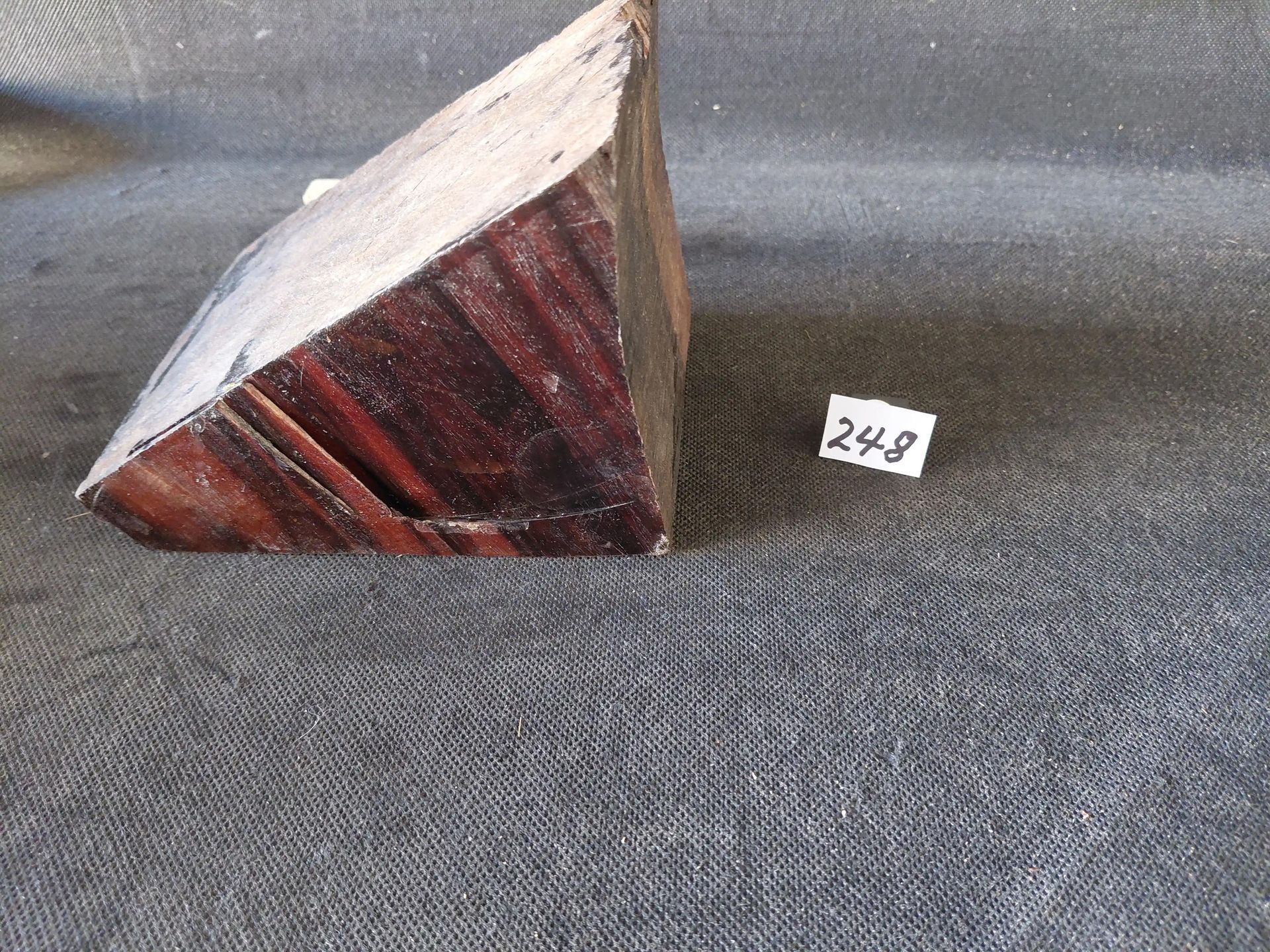 Ebony Stripped Block - Surface Crack  
4