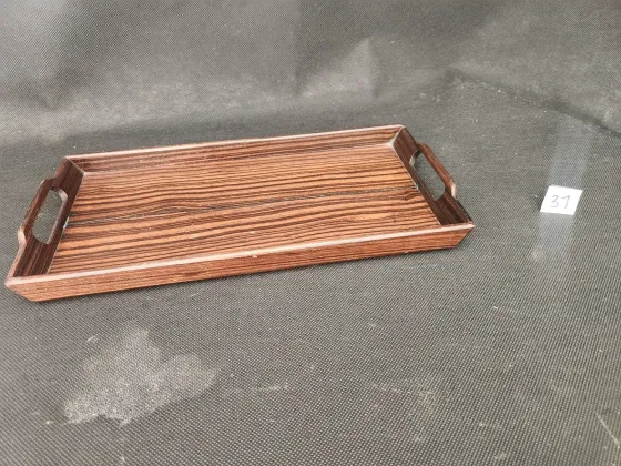 Macassar Ebony Tray 
12