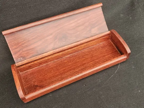 Rosewood Inlay Jewelry Box 
7.5