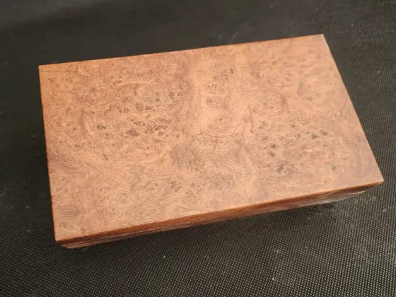 Rosewood Burl Knick-Knack Box 
7