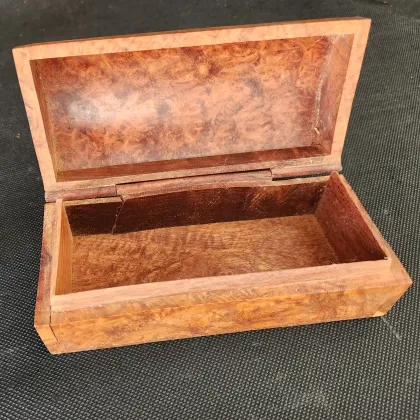 Rosewood Burl Knick-Knack Dometop Box
6