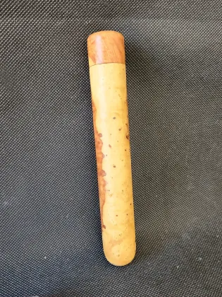 Amboyna Burl Cigar Case 
6.25
