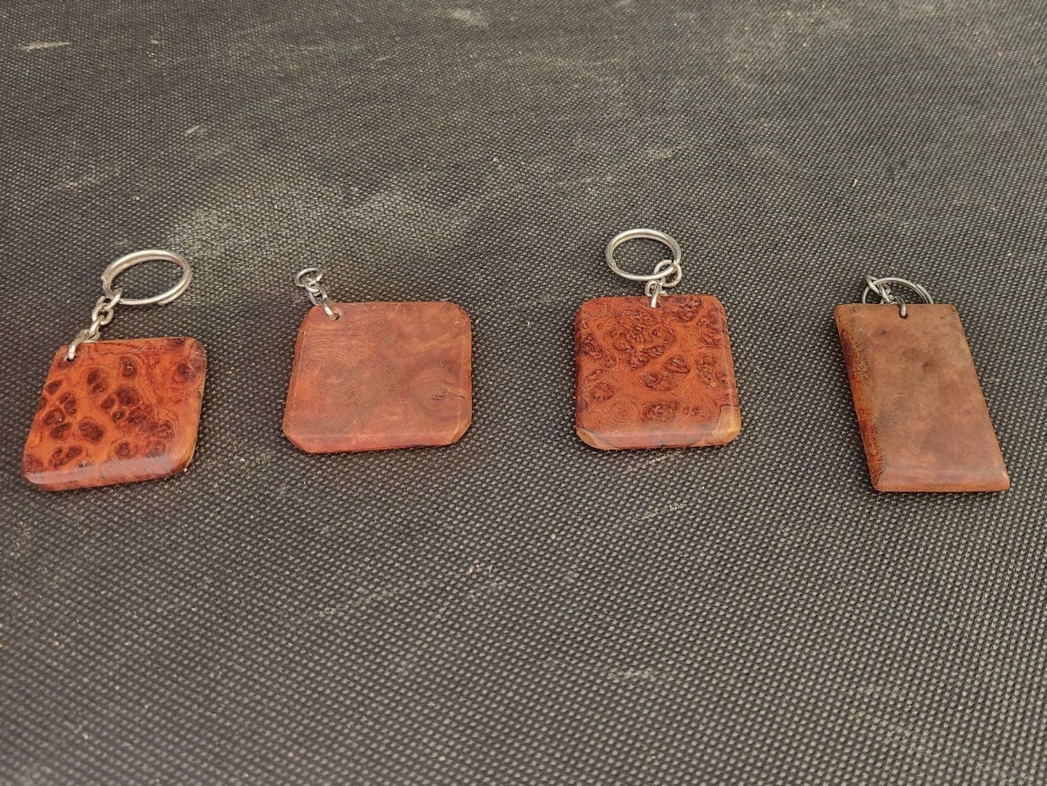 Amboyna Burl Keychain 
$13