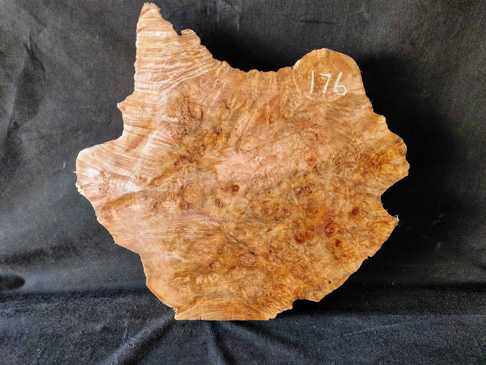 Maple Burl Live Edge Roughly Planed 
20