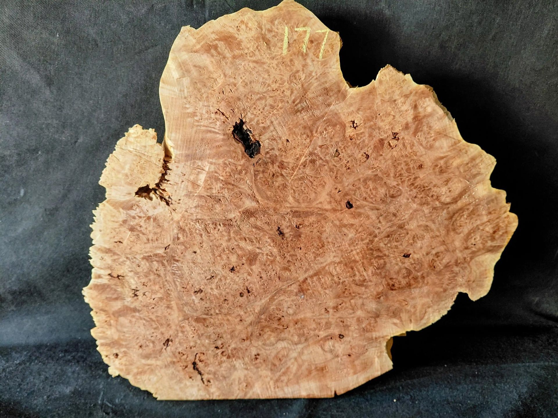Maple Burl Live Edge Roughly Planed 
22