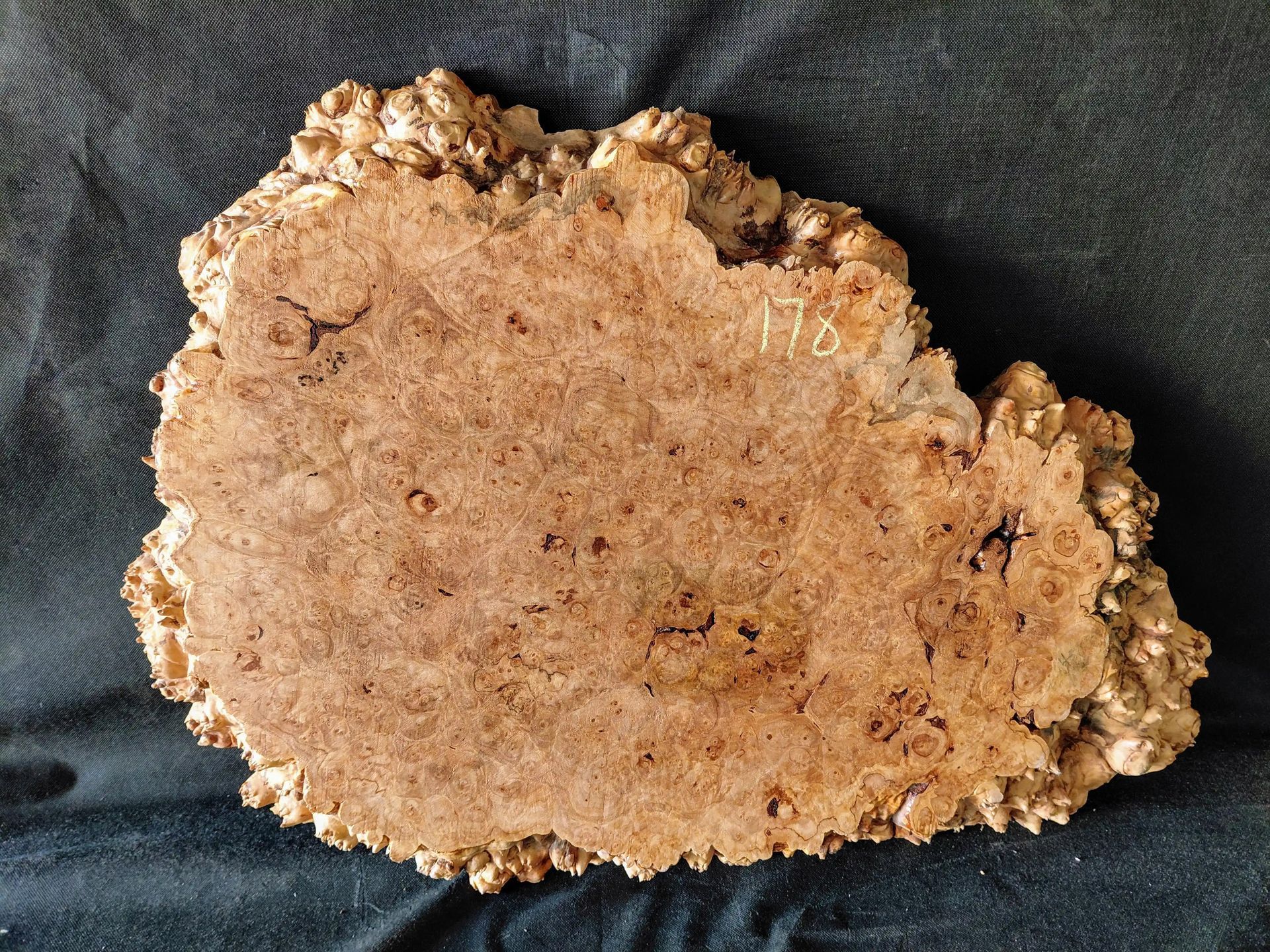 Maple Burl Live Edge Roughly Planed 
28