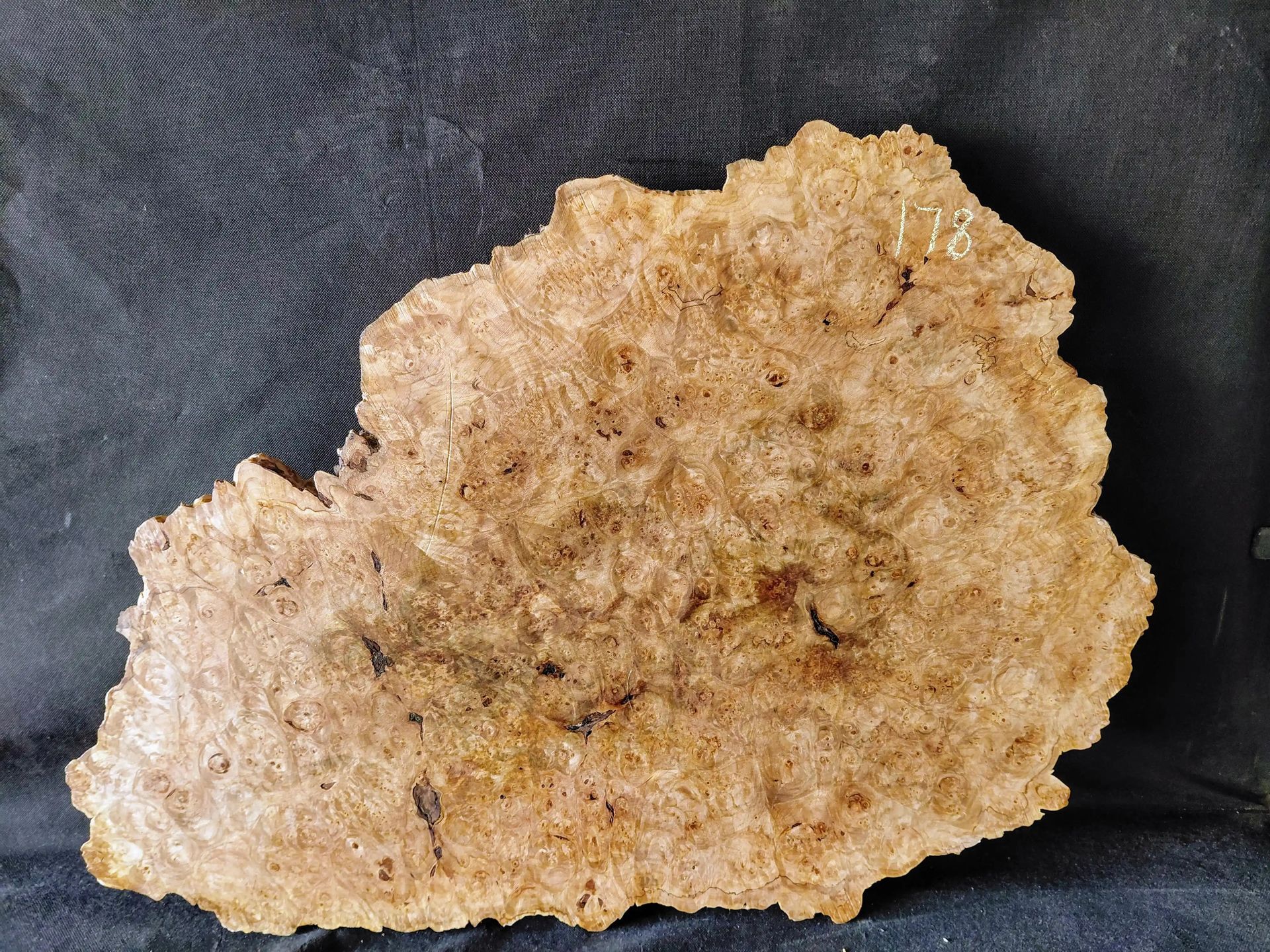 Maple Burl Live Edge Roughly Planed 
28