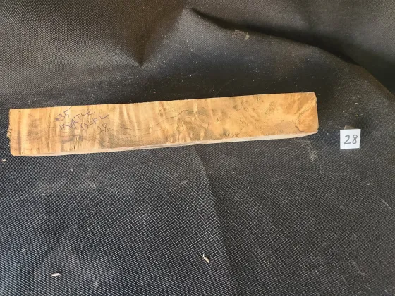 Myrtylewood Burl Quilted 
12.5