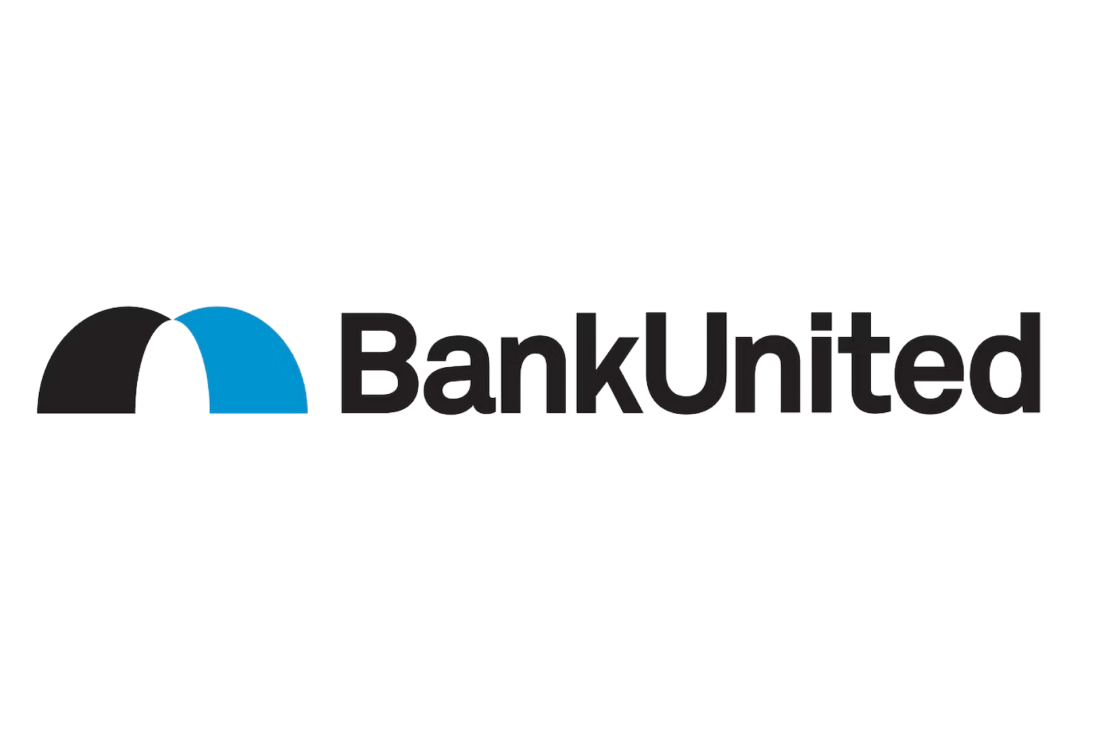 The bank united logo is black and blue on a white background.