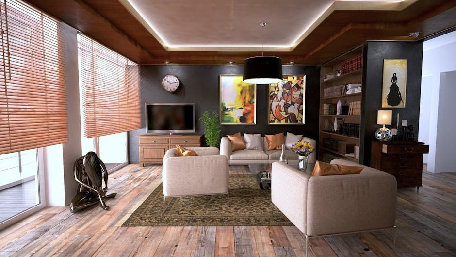 Custom plantation shutters and roller shades in an Asheville NC living room