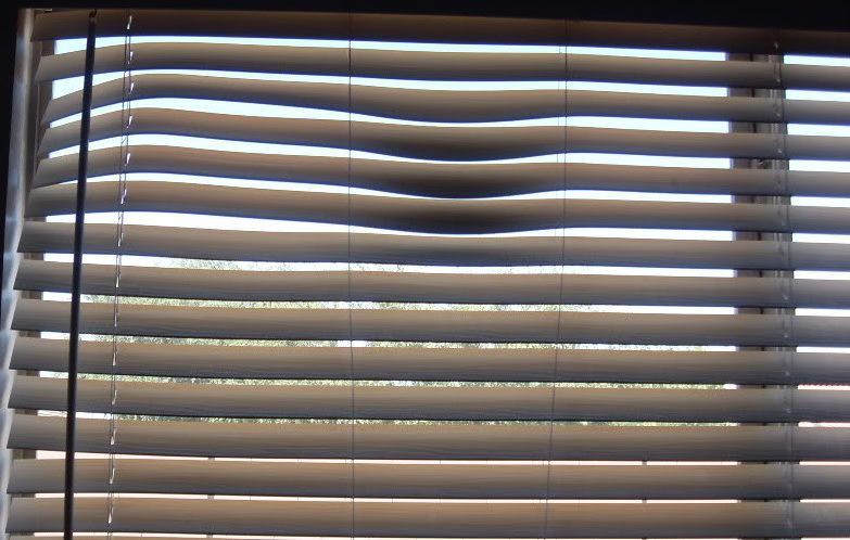 Warped or Bent Slats