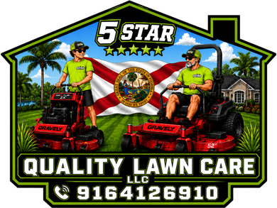Five Star Quality Lawn Care Logo