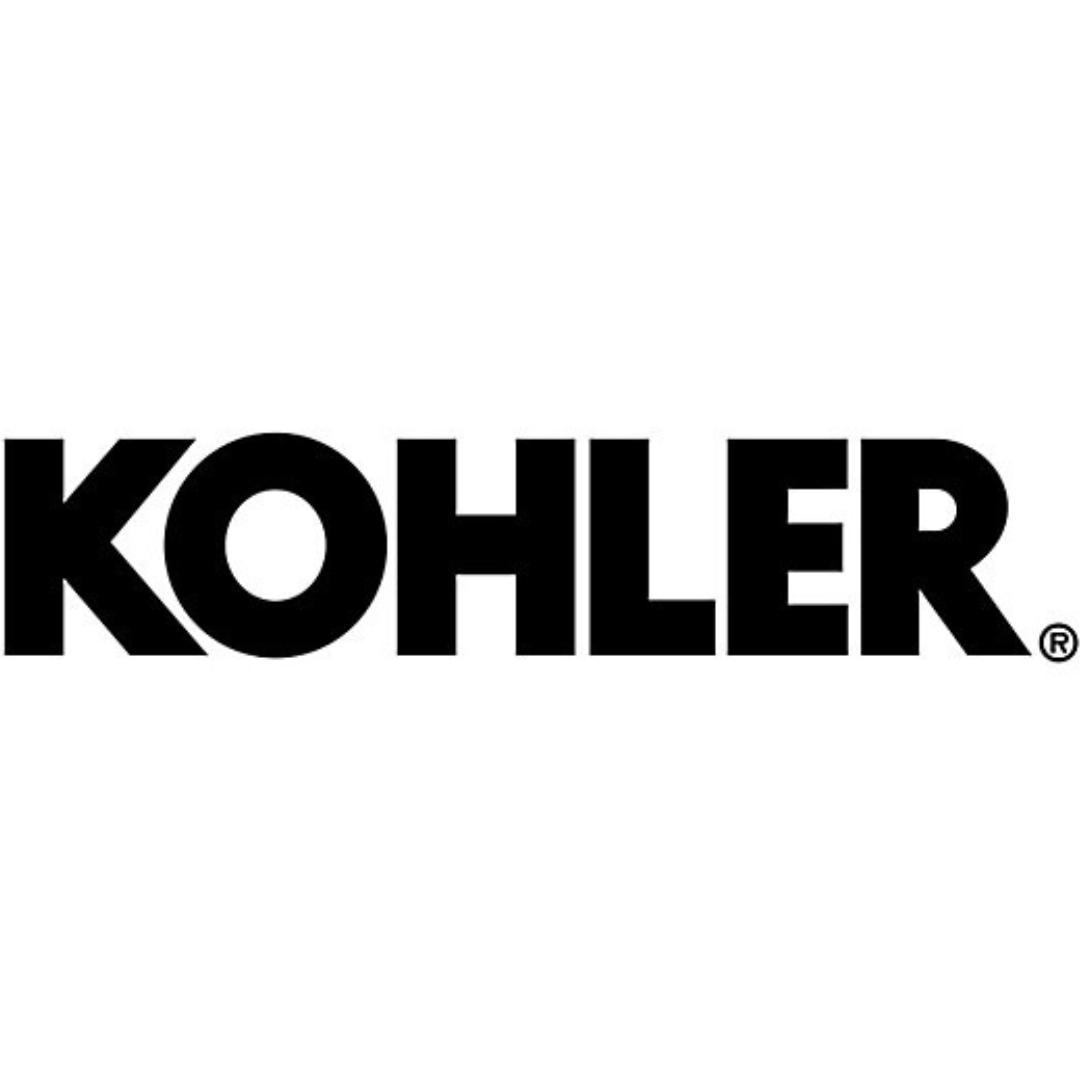 The kohler logo is black and white on a white background.