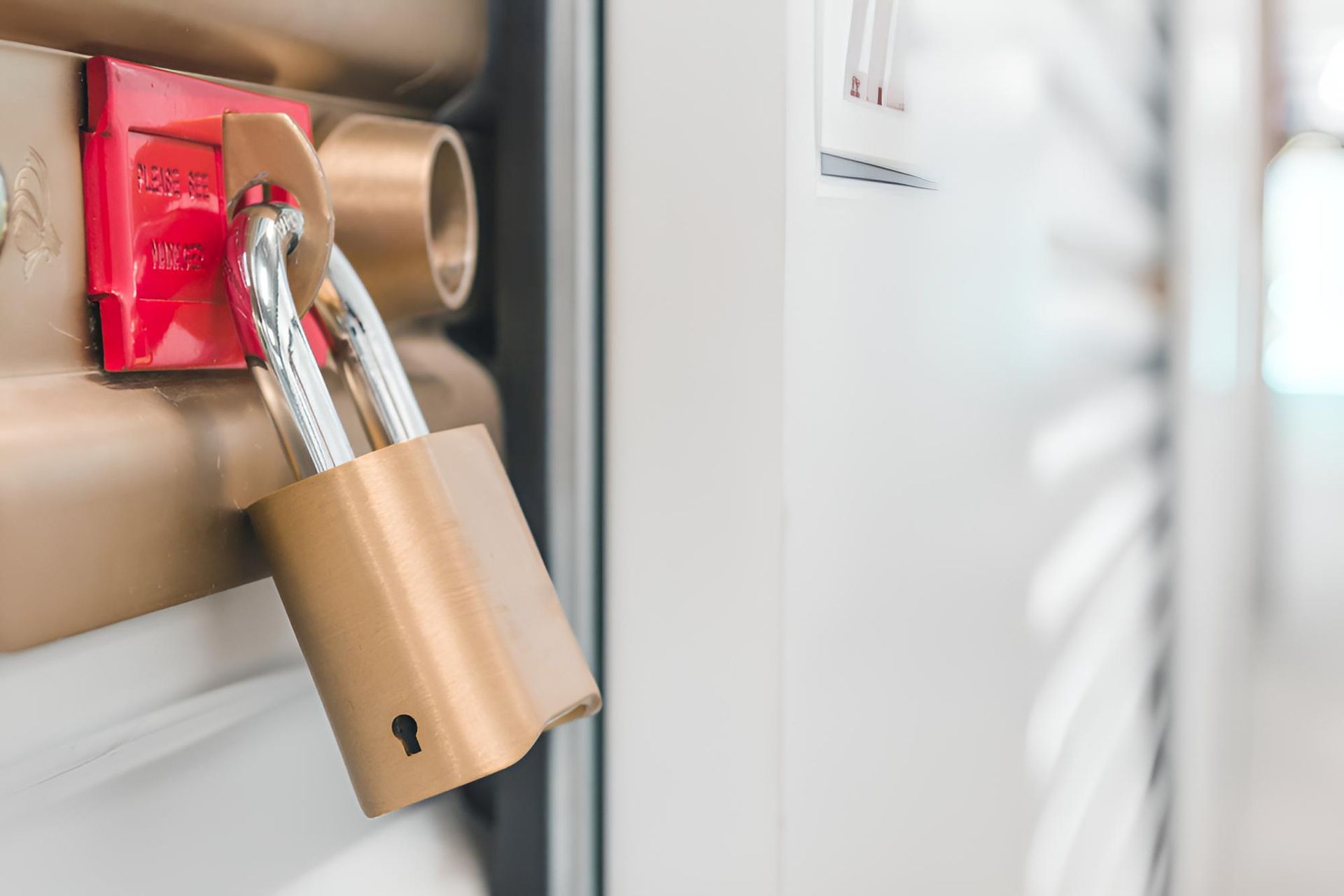 A Close Up of a Padlock on a Door — Kingaroy Self Storage Sheds in Kingaroy, QLD