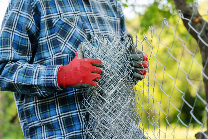 chain fence installation