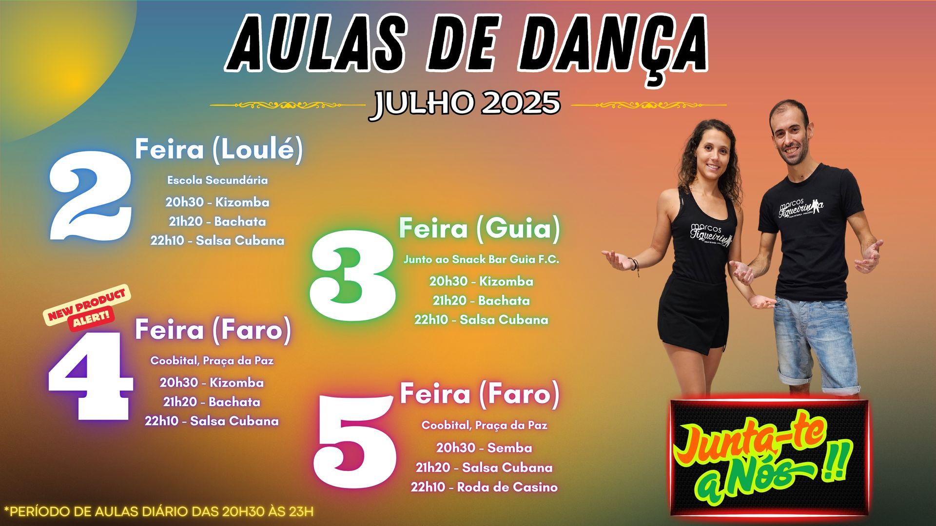Horário Dança 2025