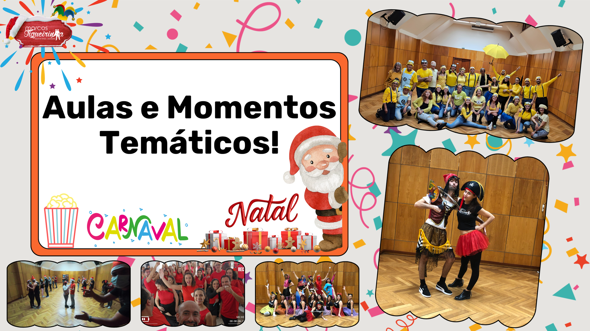 Aulas e Momentos Temáticos