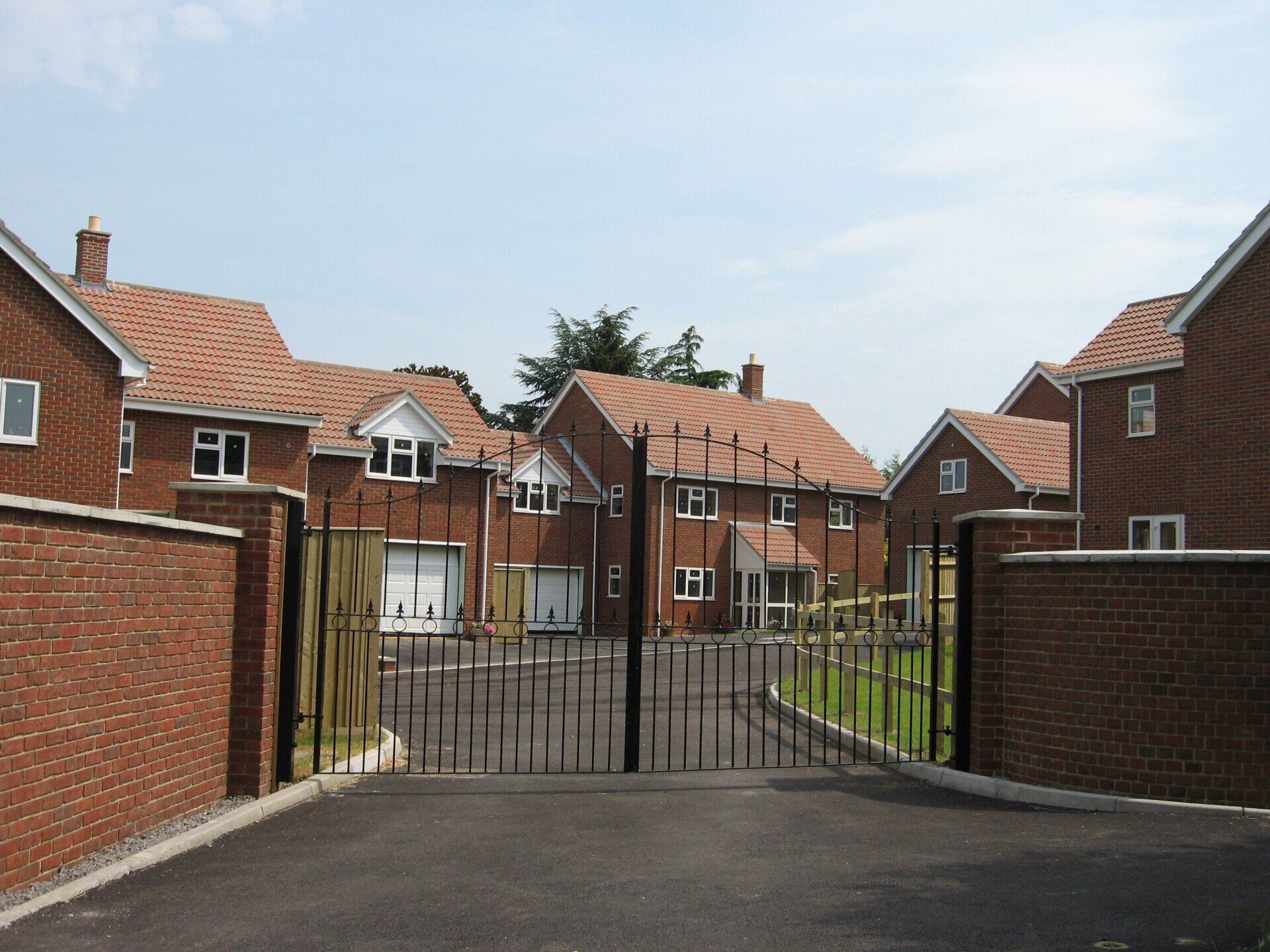 New build houses by RTB construction in Cheltenham