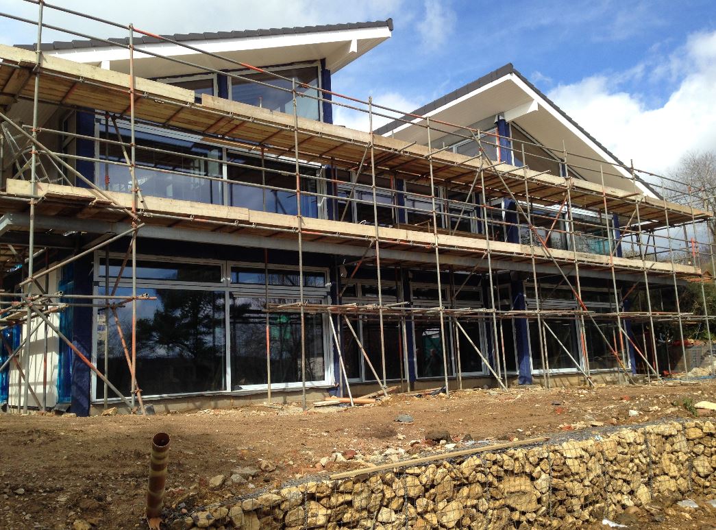 glazing installation for new build by RTB construction in Cheltenham