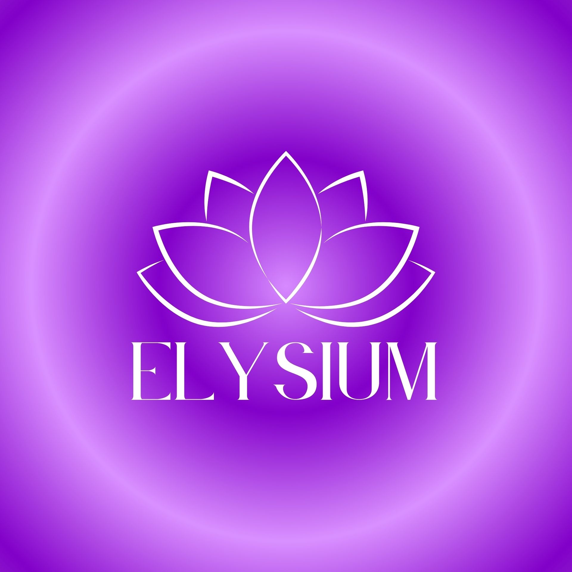 Un fiore di loto disegnato a mano in bianco è posto sopra la scritta 