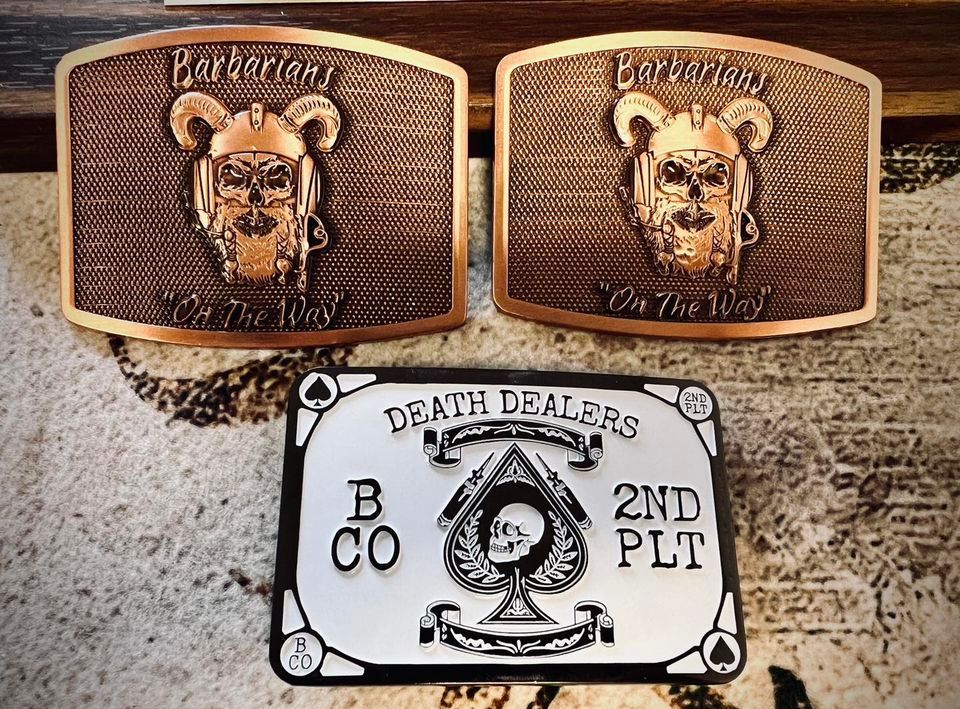 Custom belt buckles