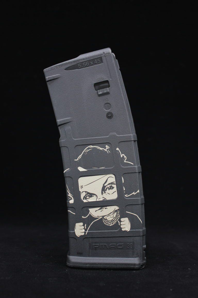 A magazine with a picture of a ninja on it.