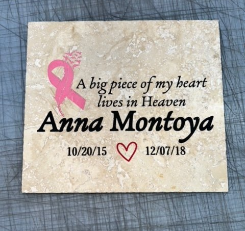 A big piece of my heart lives in heaven anna montoya