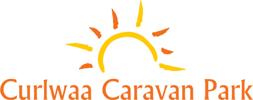 curlwaa caravan park logo