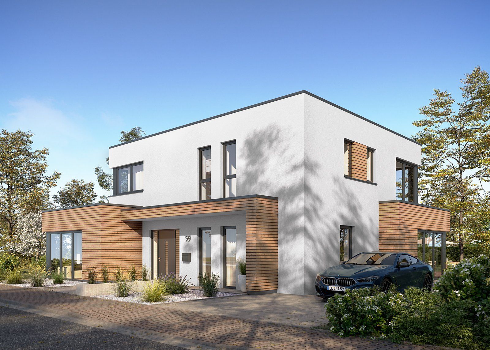 Visualisierung Einfamilienhaus