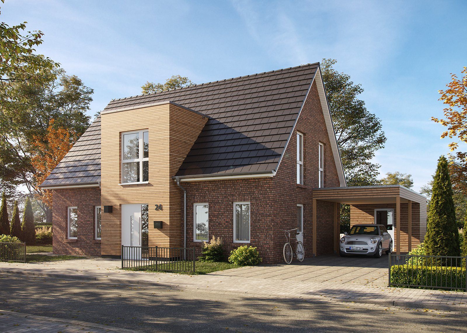 Visualisierung Einfamilienhaus