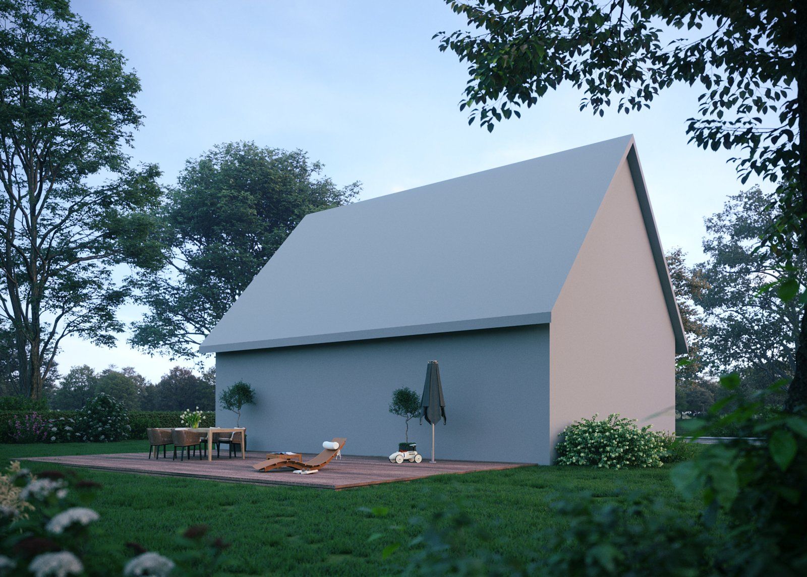 Visualisierung Einfamilienhaus Vorlage 4 Kamera 3