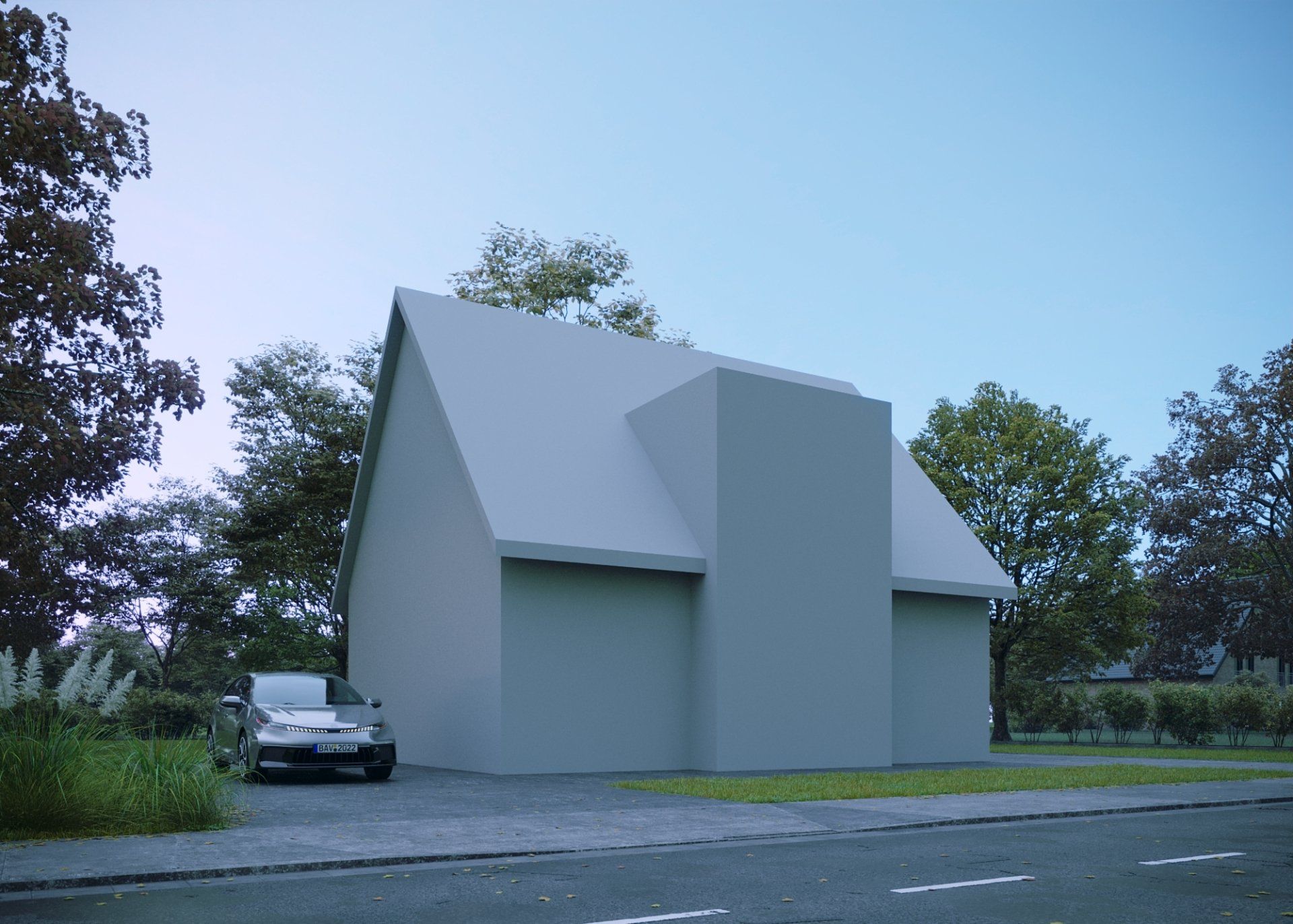 Visualisierung Einfamilienhaus Vorlage 3 Kamera 2