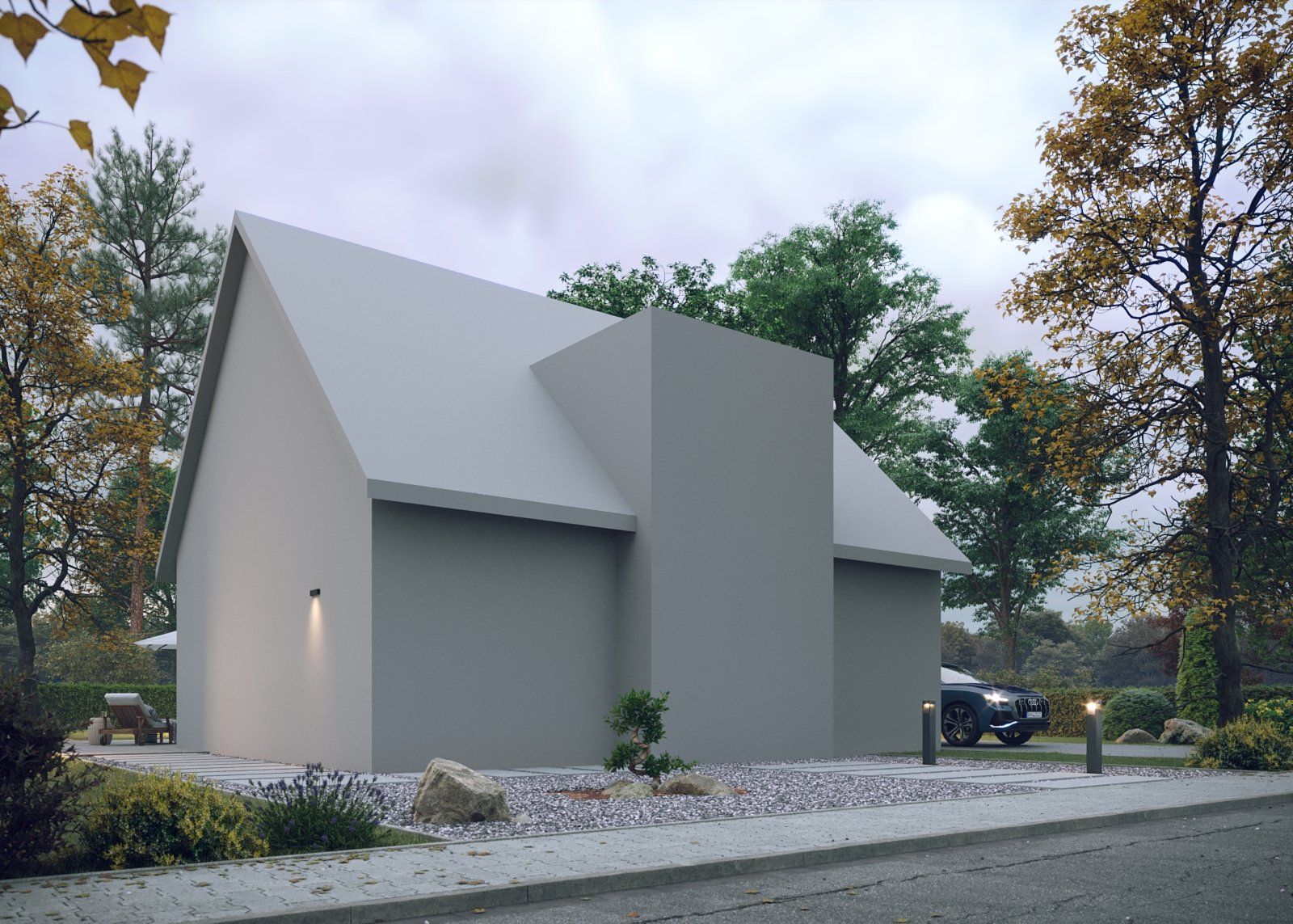 Visualisierung Einfamilienhaus Vorlage 5 Kamera 1