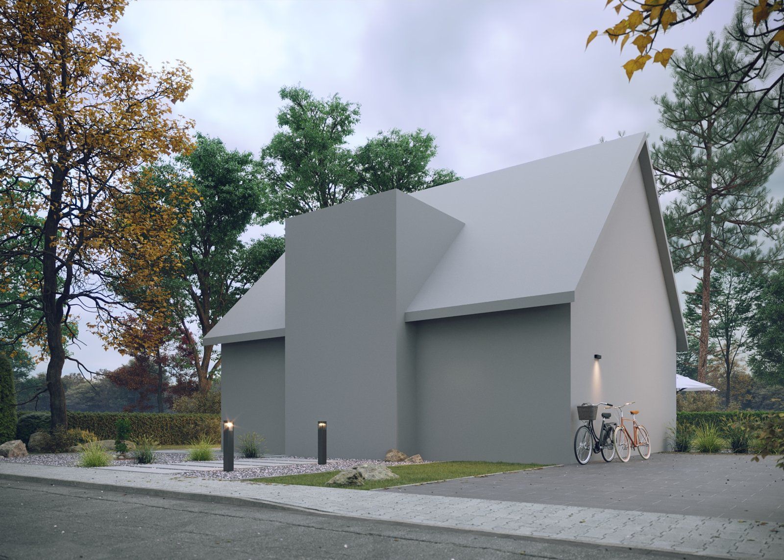 Visualisierung Einfamilienhaus Vorlage 5 Kamera 2