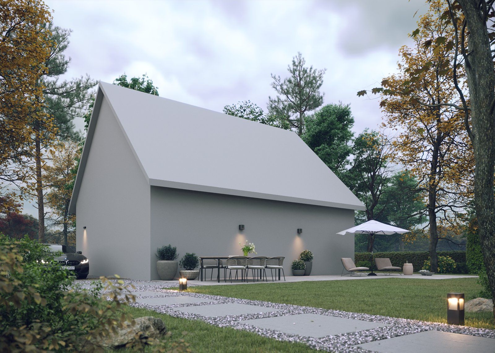 Visualisierung Einfamilienhaus Vorlage 5 Kamera 4