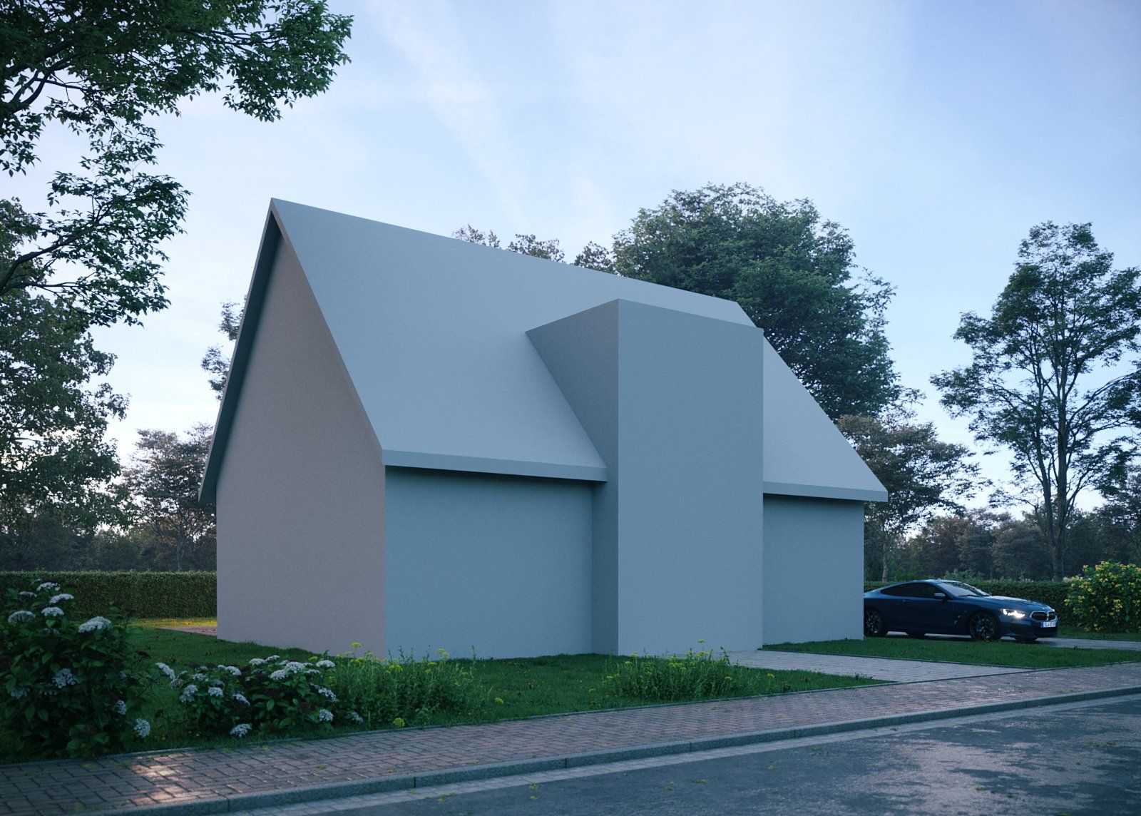 Visualisierung Einfamilienhaus Vorlage 4 Kamera 2