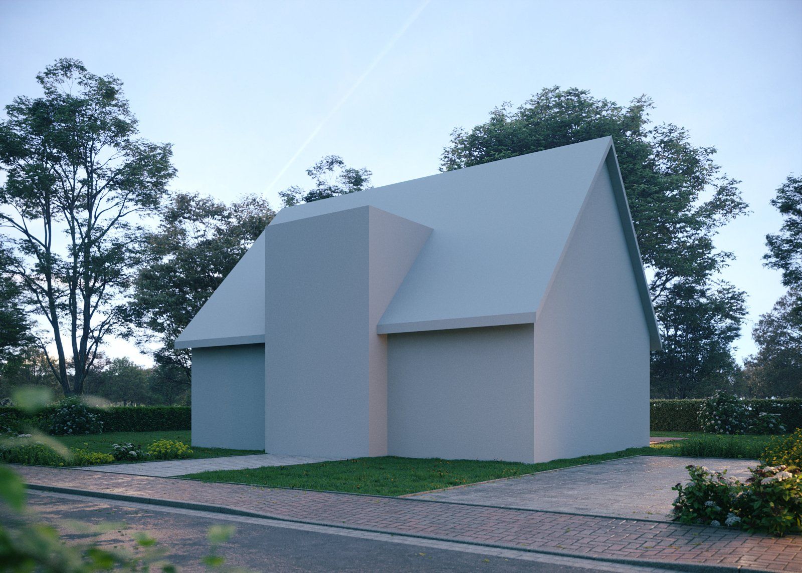 Visualisierung Einfamilienhaus Vorlage 4 Kamera 1