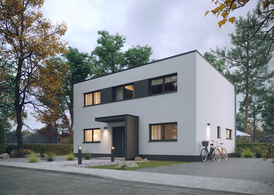 3D Visualisierung Einfamilienhaus